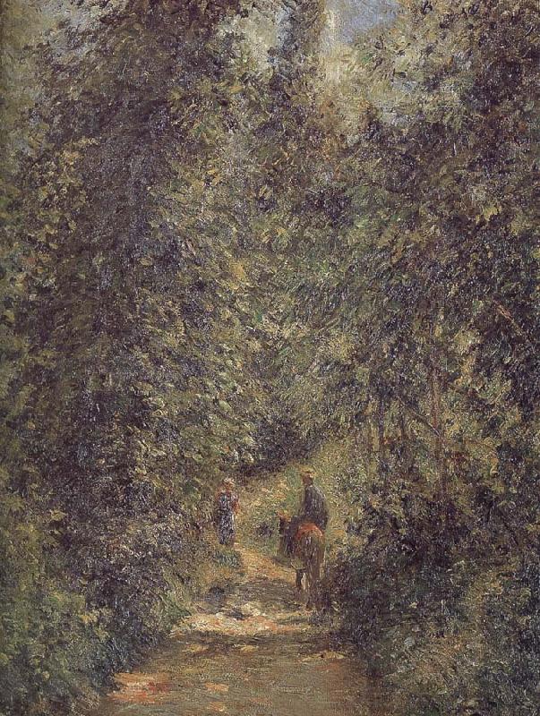 Camille Pissarro Summer forest road oil painting picture